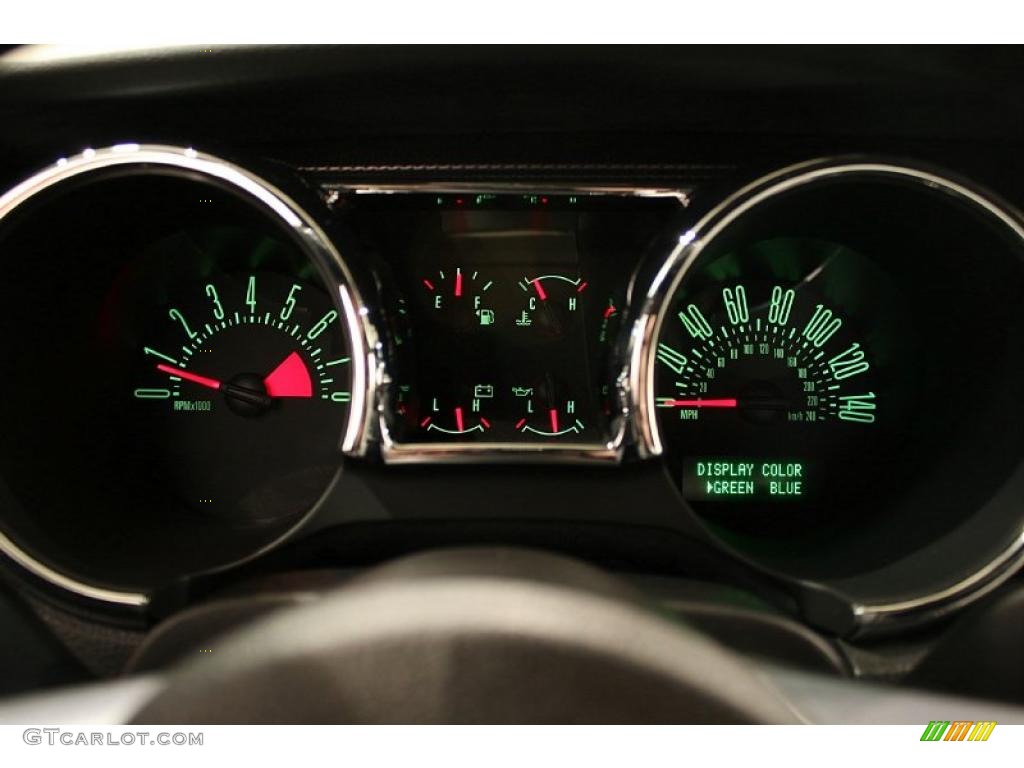 2006 Ford Mustang GT Premium Coupe Gauges Photo #48379040