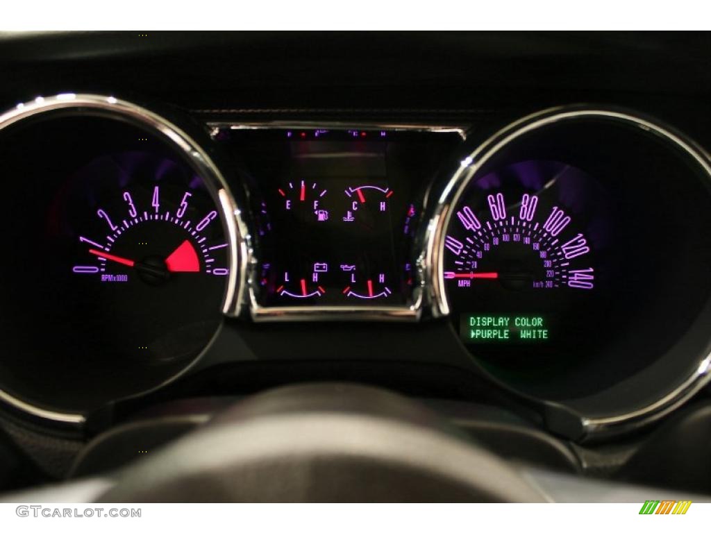 2006 Ford Mustang GT Premium Coupe Gauges Photo #48379052