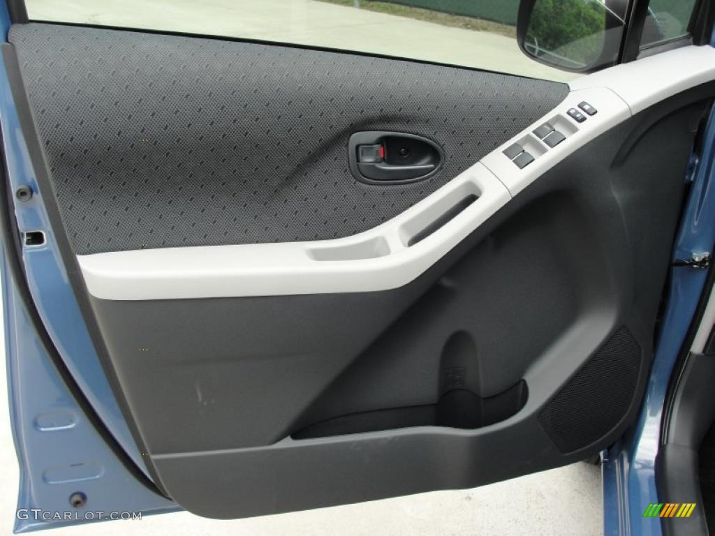 2011 Toyota Yaris 5 Door Liftback Dark Charcoal Door Panel Photo #48380006