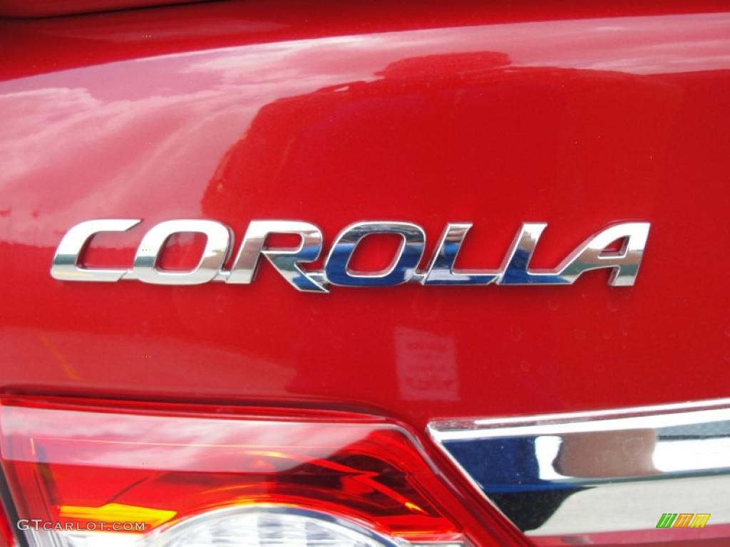 2011 Corolla S - Barcelona Red Metallic / Dark Charcoal photo #15