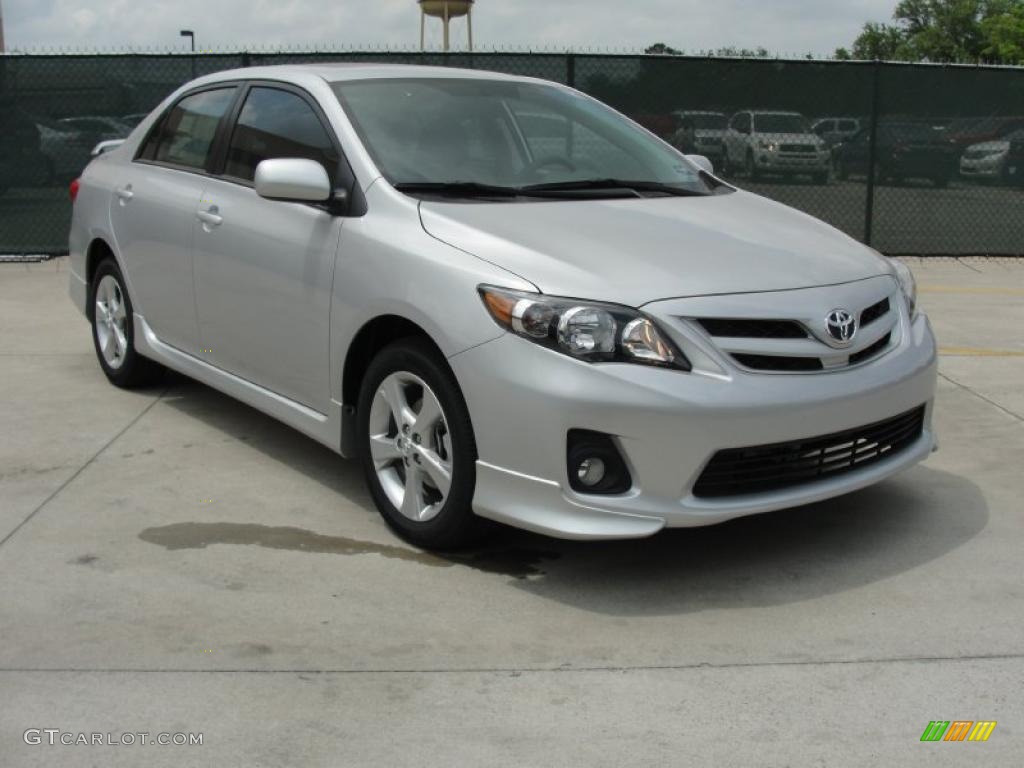 Classic Silver Metallic 2011 Toyota Corolla S Exterior Photo #48380483