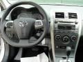 Dark Charcoal 2011 Toyota Corolla S Steering Wheel