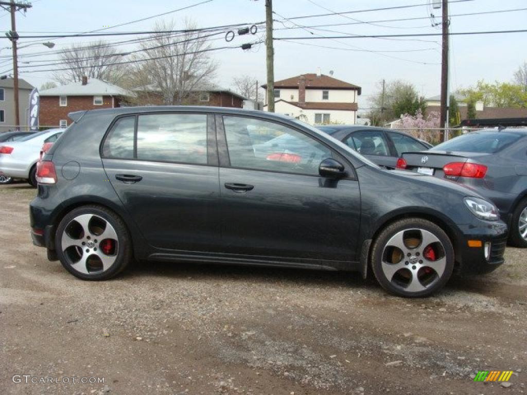 2011 GTI 4 Door - Carbon Steel Gray Metallic / Interlagos Plaid Cloth photo #2