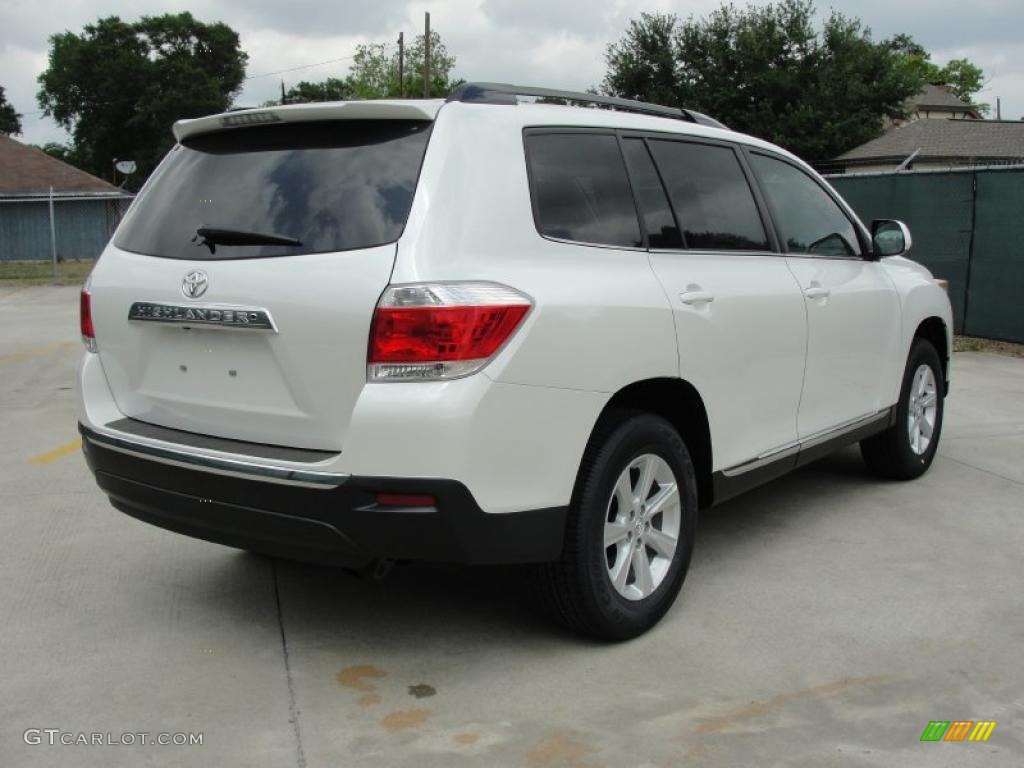 Blizzard White Pearl 2011 Toyota Highlander Standard Highlander Model Exterior Photo #48381872