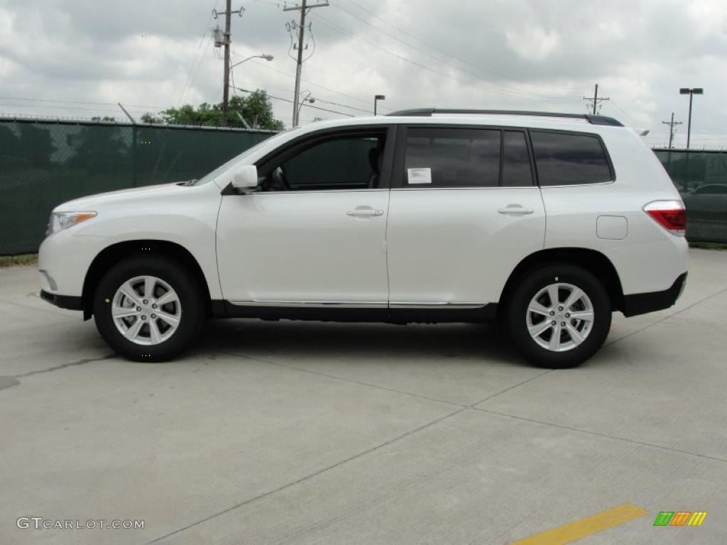 Blizzard White Pearl 2011 Toyota Highlander Standard Highlander Model Exterior Photo #48381902