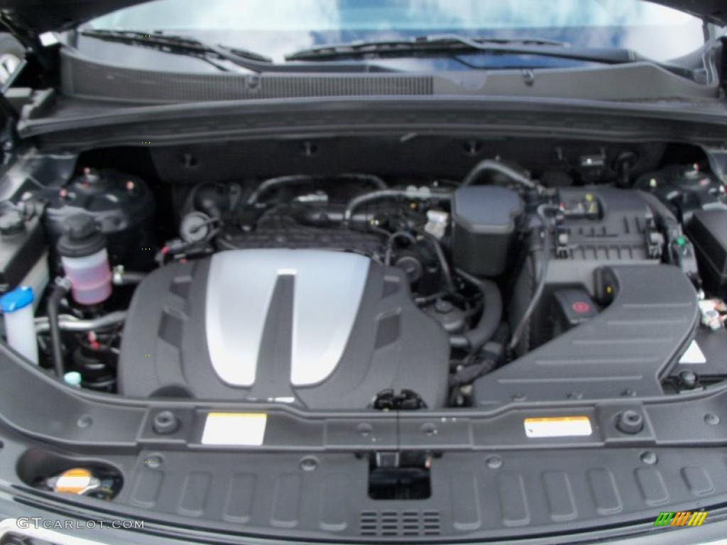 2011 Sorento SX V6 AWD - Ebony Black / Black photo #11