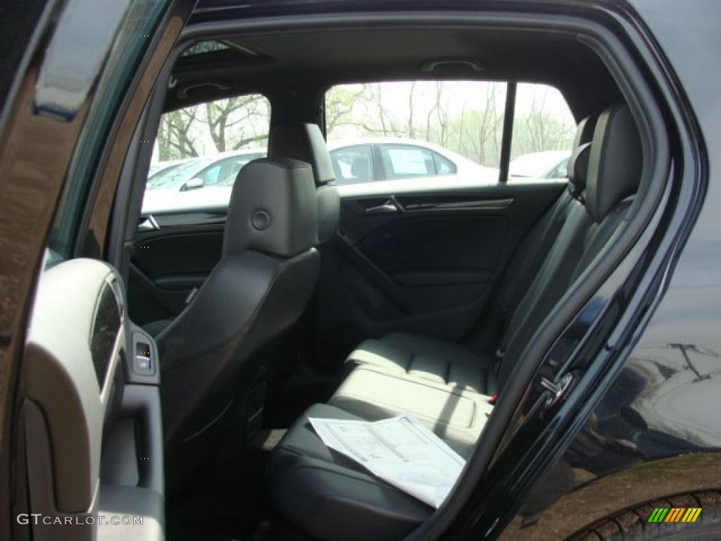 Titan Black Interior 2011 Volkswagen GTI 4 Door Autobahn Edition Photo #48382112