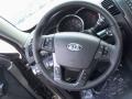 2011 Kia Sorento Black Interior Steering Wheel Photo