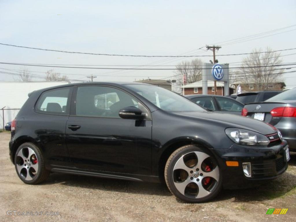 Deep Black Metallic 2011 Volkswagen GTI 2 Door Exterior Photo #48382262