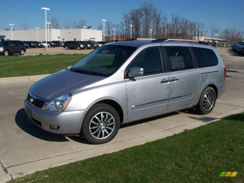 Clear Silver 2011 Kia Sedona EX Exterior Photo #48382841