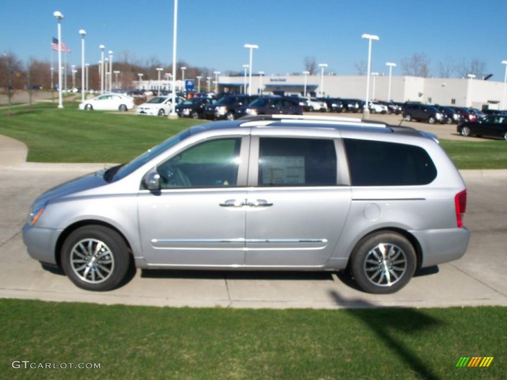 Clear Silver 2011 Kia Sedona EX Exterior Photo #48382853