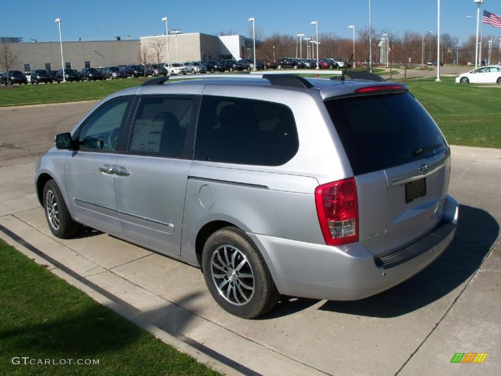 Clear Silver 2011 Kia Sedona EX Exterior Photo #48382859