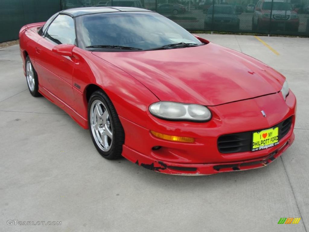 2002 Camaro Z28 Coupe - Bright Rally Red / Ebony Black photo #1