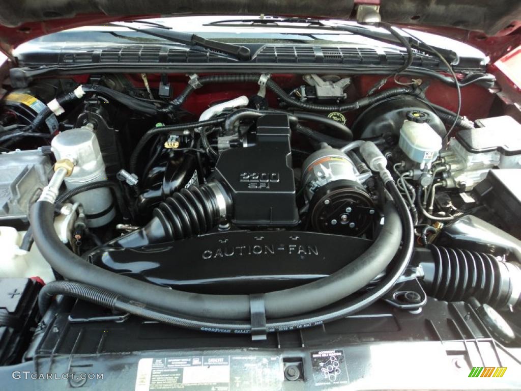 1998 Chevrolet S10 LS Extended Cab 2.2 Liter OHV 8-Valve 4 Cylinder Engine Photo #48383405