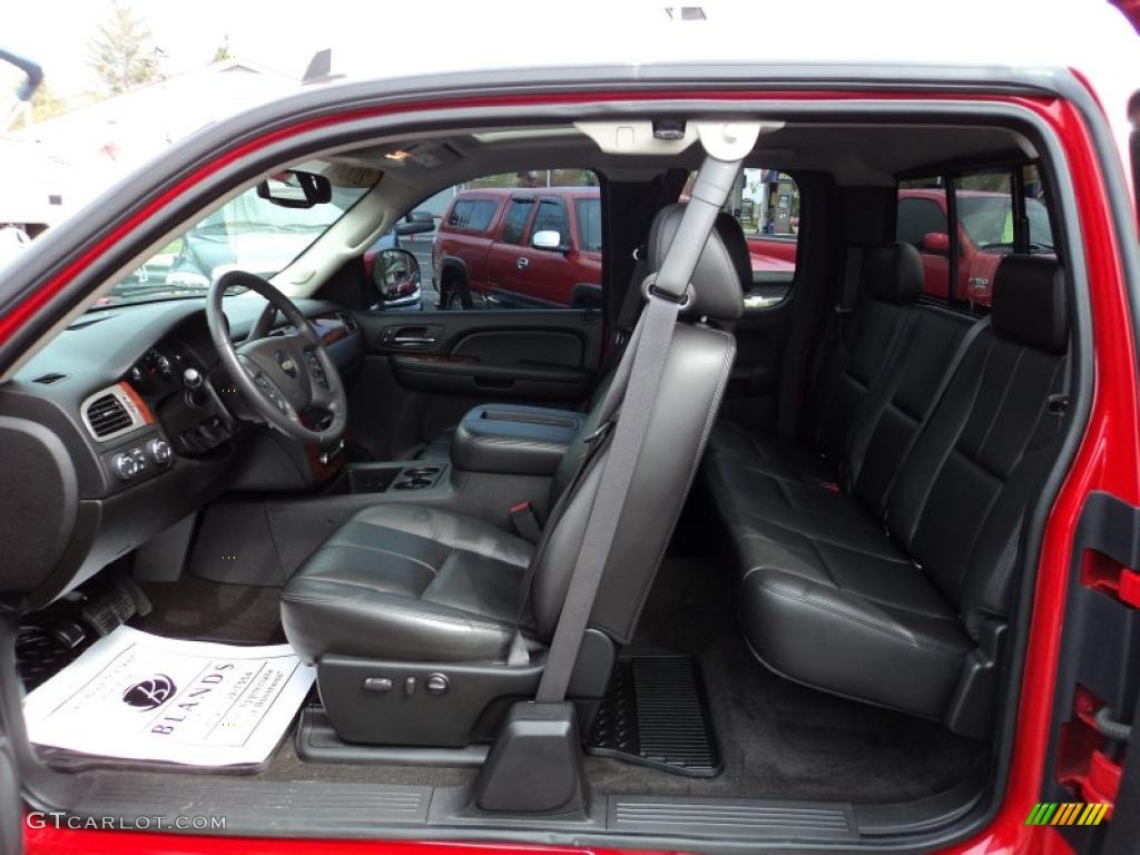 2009 Silverado 1500 LTZ Extended Cab 4x4 - Victory Red / Ebony photo #5