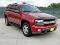 2002 Majestic Red Metallic Chevrolet TrailBlazer LS  photo #1