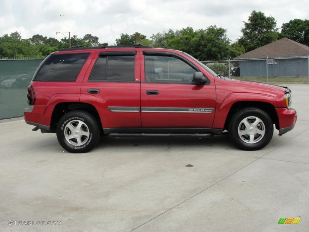 2002 Majestic Red Metallic Chevrolet TrailBlazer LS 48328520 Photo 2