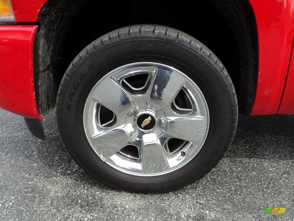 2009 Silverado 1500 LTZ Extended Cab 4x4 - Victory Red / Ebony photo #28