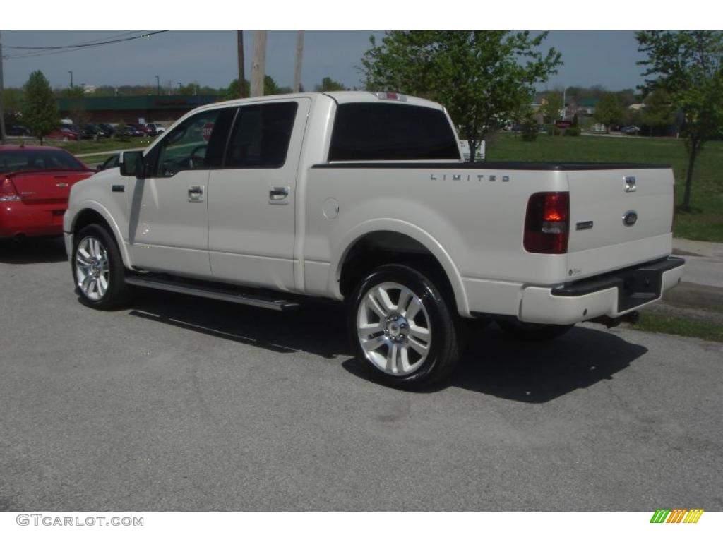 White Sand Tri-Coat 2008 Ford F150 Limited SuperCrew 4x4 Exterior Photo #48383744