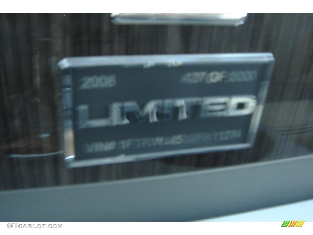 2008 Ford F150 Limited SuperCrew 4x4 Marks and Logos Photo #48383900