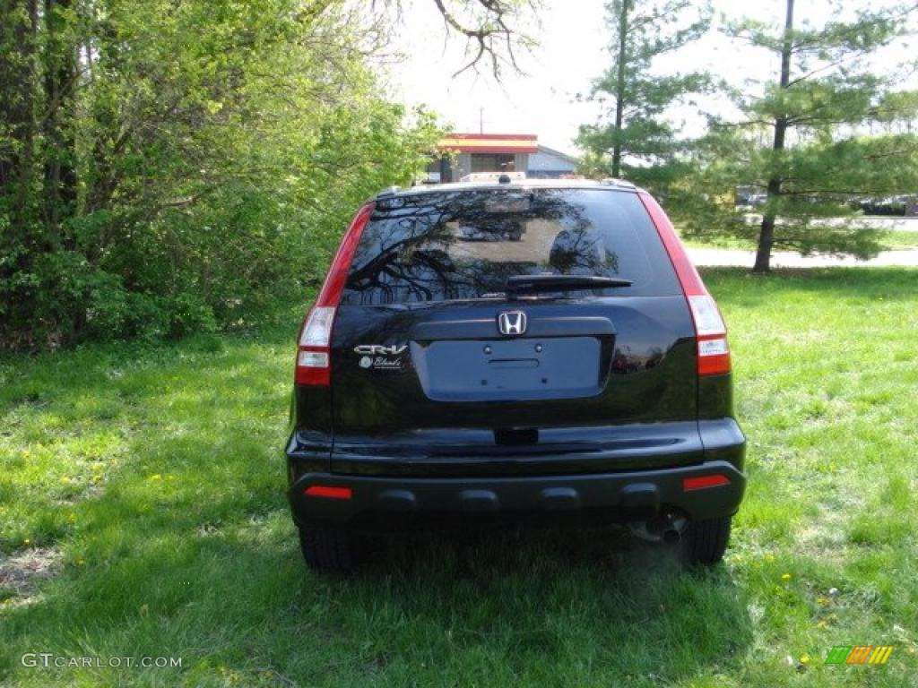 2008 CR-V LX 4WD - Nighthawk Black Pearl / Black photo #7