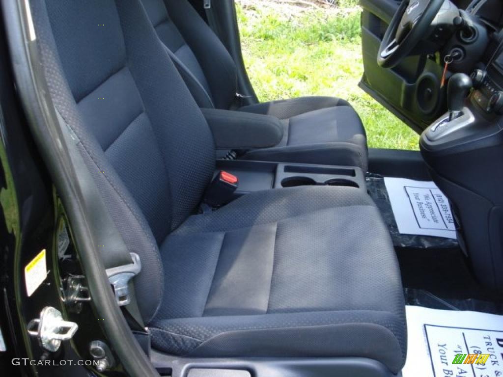 2008 CR-V LX 4WD - Nighthawk Black Pearl / Black photo #22