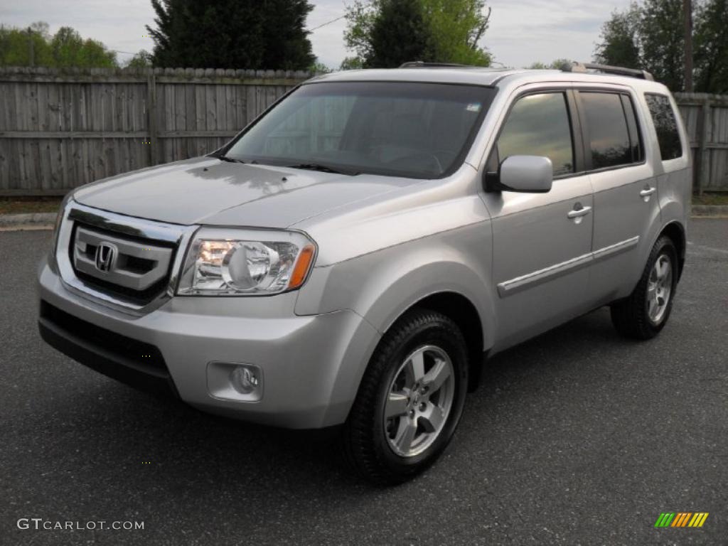 Alabaster Silver Metallic 2010 Honda Pilot EX-L Exterior Photo #48385628