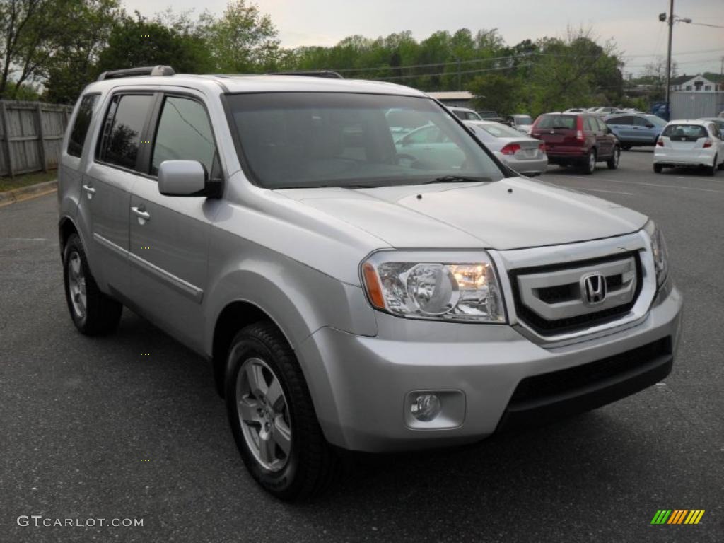 Alabaster Silver Metallic 2010 Honda Pilot EX-L Exterior Photo #48385640