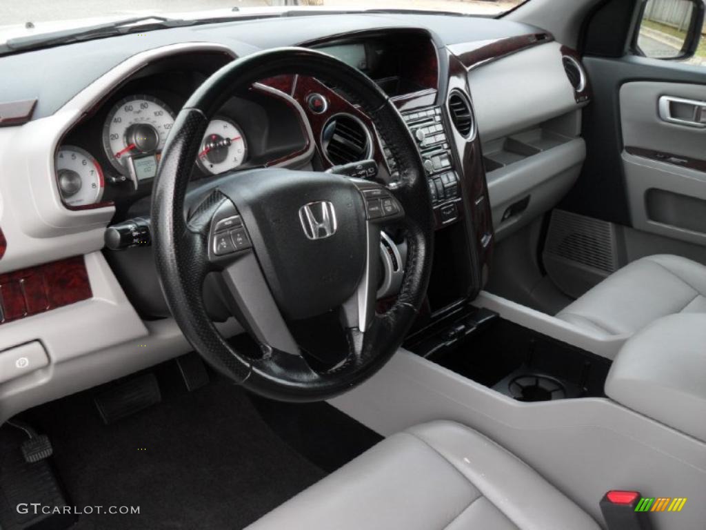Gray Interior 2010 Honda Pilot EX-L Photo #48385727
