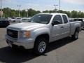 Pure Silver Metallic 2011 GMC Sierra 1500 SLE Extended Cab