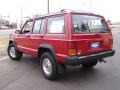 1992 Red Jeep Cherokee Sport 4x4  photo #2