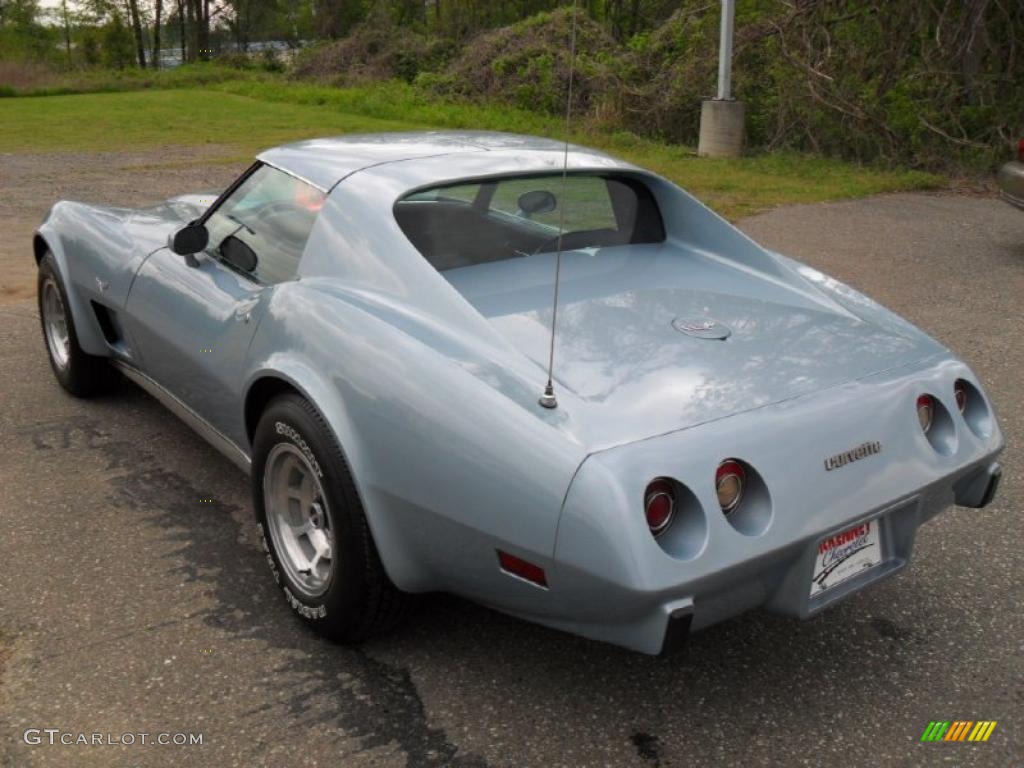 Light Blue 1977 Chevrolet Corvette Coupe Exterior Photo #48386118