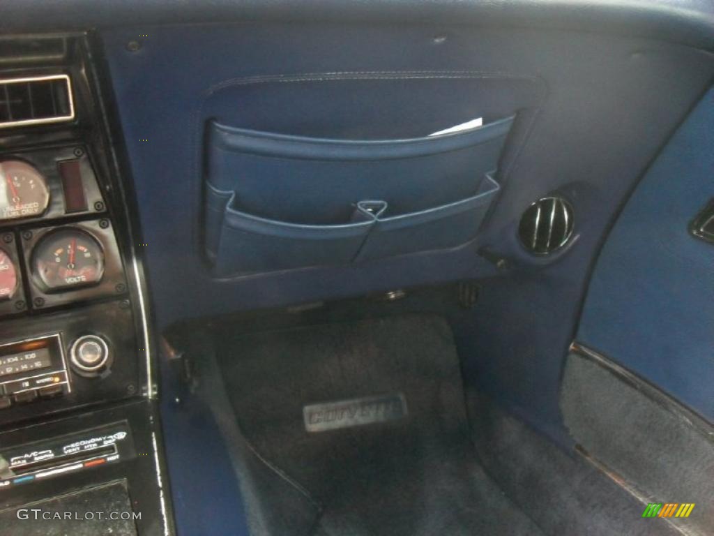 1977 Corvette Coupe - Light Blue / Blue photo #18