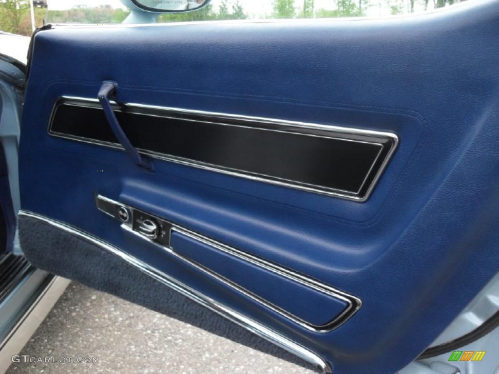 1977 Chevrolet Corvette Coupe Blue Door Panel Photo #48386178
