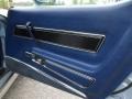 1977 Chevrolet Corvette Blue Interior Door Panel Photo
