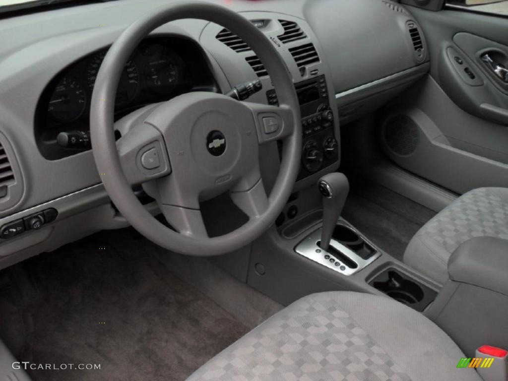 Gray Interior 2004 Chevrolet Malibu Ls V6 Sedan Photo