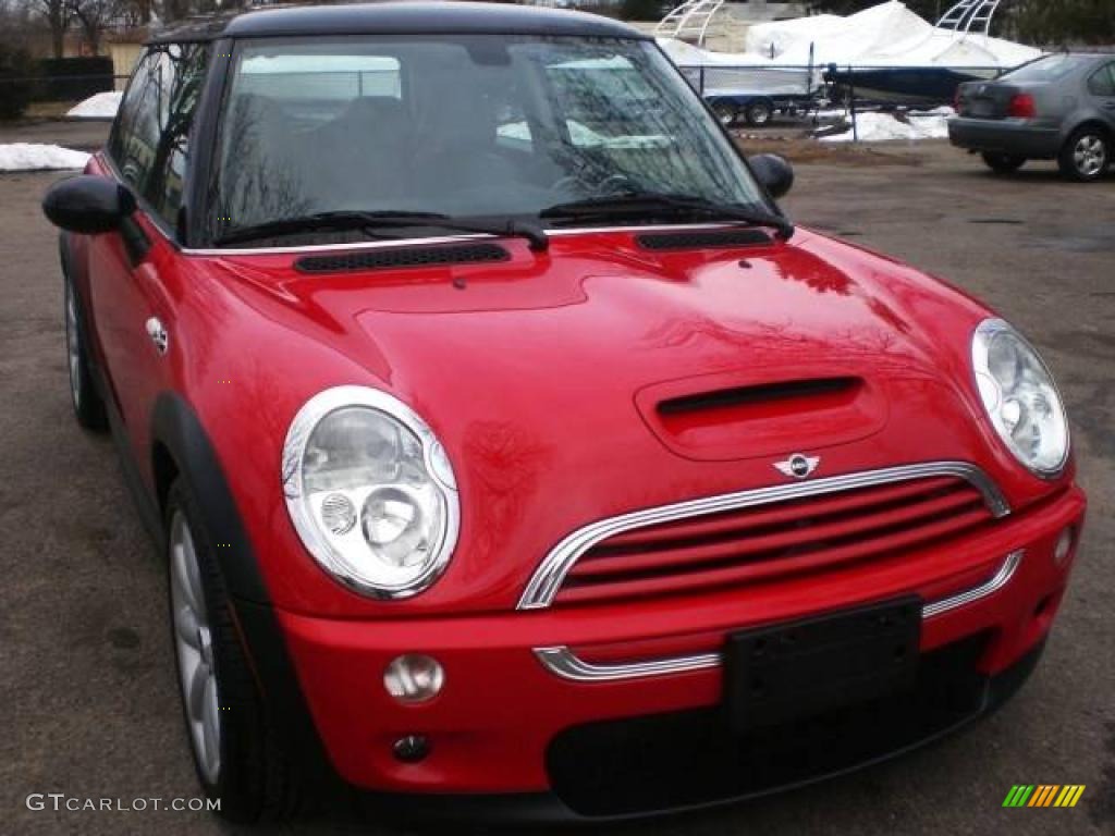 2003 Cooper S Hardtop - Chili Red / Panther Black photo #4