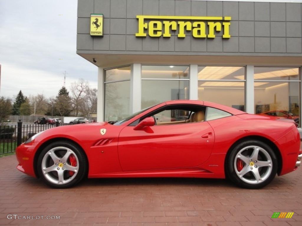 Rosso Scuderia (Red) 2009 Ferrari California Standard California Model Exterior Photo #48387903