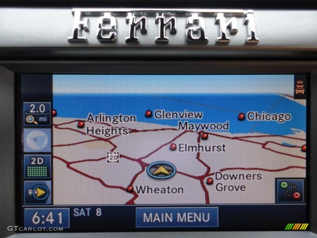 2009 Ferrari California Standard California Model Navigation Photo #48388548