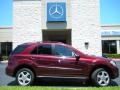 2008 Barolo Red Metallic Mercedes-Benz ML 350 4Matic  photo #5