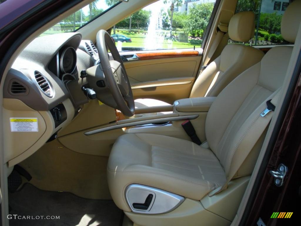Macadamia Interior 2008 Mercedes-Benz ML 350 4Matic Photo #48389076