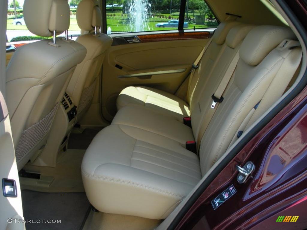 Macadamia Interior 2008 Mercedes-Benz ML 350 4Matic Photo #48389100