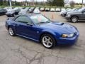 2004 Sonic Blue Metallic Ford Mustang GT Convertible  photo #6