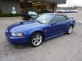 2004 Sonic Blue Metallic Ford Mustang GT Convertible  photo #8