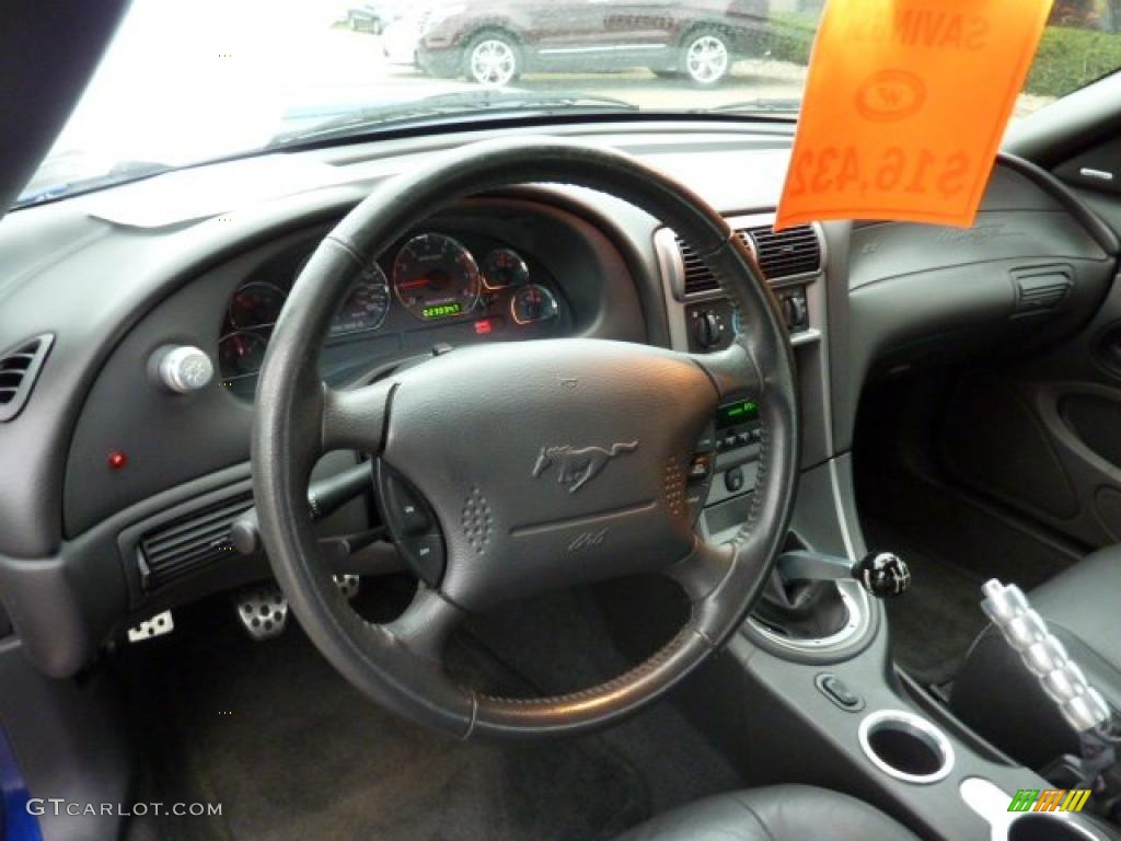 Dark Charcoal Interior 2004 Ford Mustang GT Convertible Photo #48389181