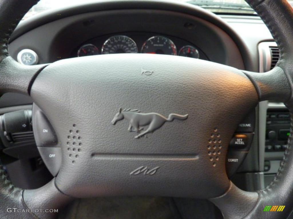 2004 Mustang GT Convertible - Sonic Blue Metallic / Dark Charcoal photo #19