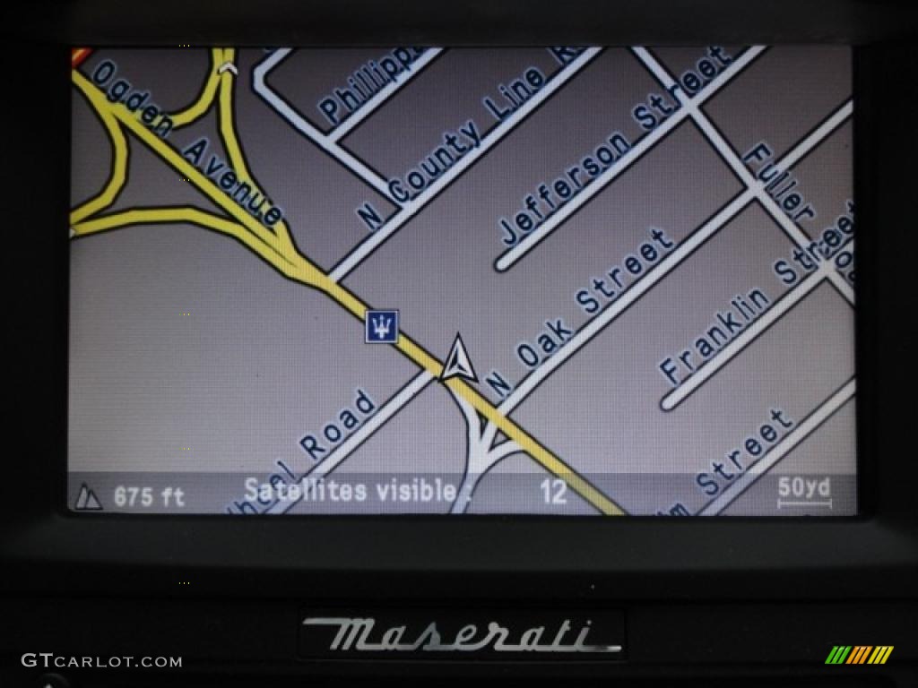 2011 Maserati GranTurismo S Automatic Navigation Photo #48389535
