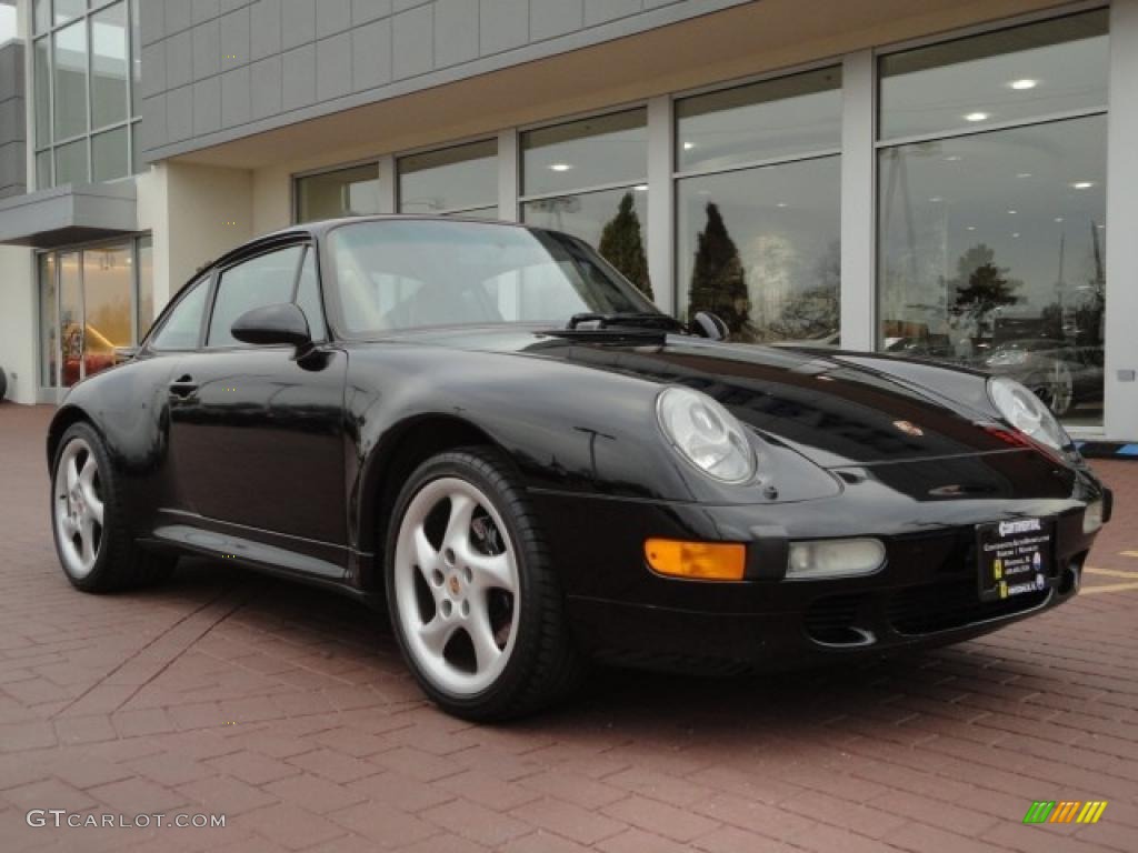 Black 1997 Porsche 911 Carrera S Coupe Exterior Photo #48389820