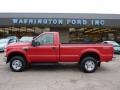 2010 Vermillion Red Ford F250 Super Duty XL Regular Cab 4x4  photo #1