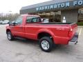 2010 Vermillion Red Ford F250 Super Duty XL Regular Cab 4x4  photo #2